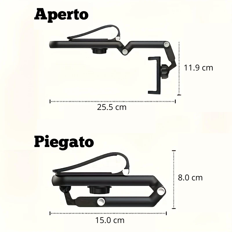 Supporto per telefono per parasole