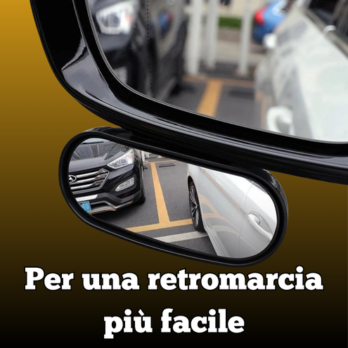 Specchietto retrovisore aggiuntivo per angoli ciechi