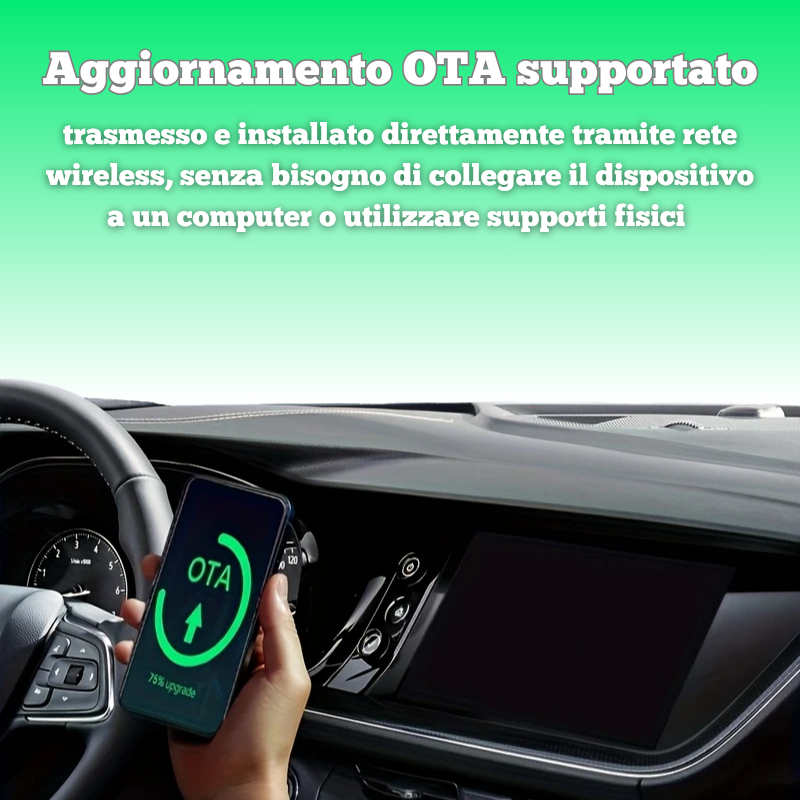 Adattatore wireless CarPlay & Android Auto