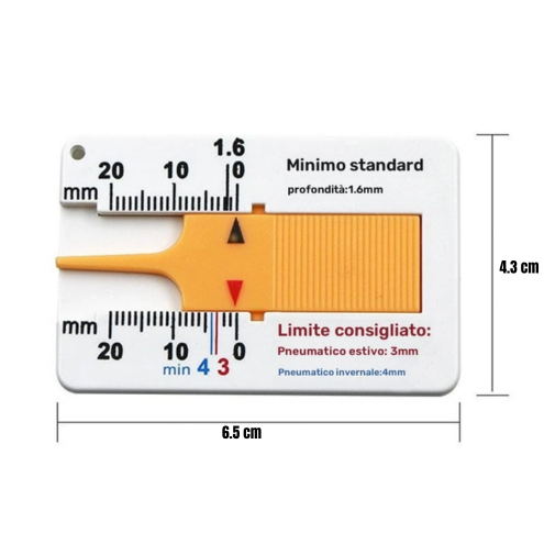 Profondimetro per battistrada
