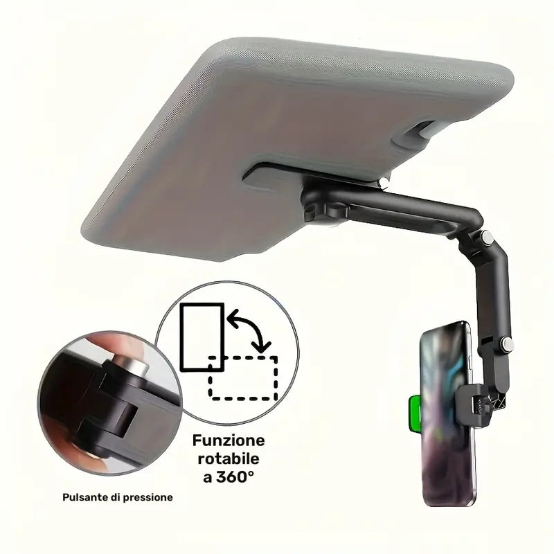 Supporto per telefono per parasole