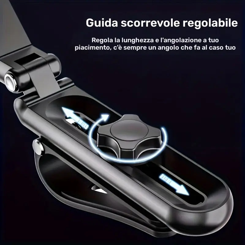 Supporto per telefono per parasole