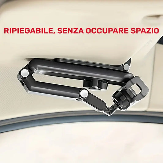 Supporto per telefono per parasole